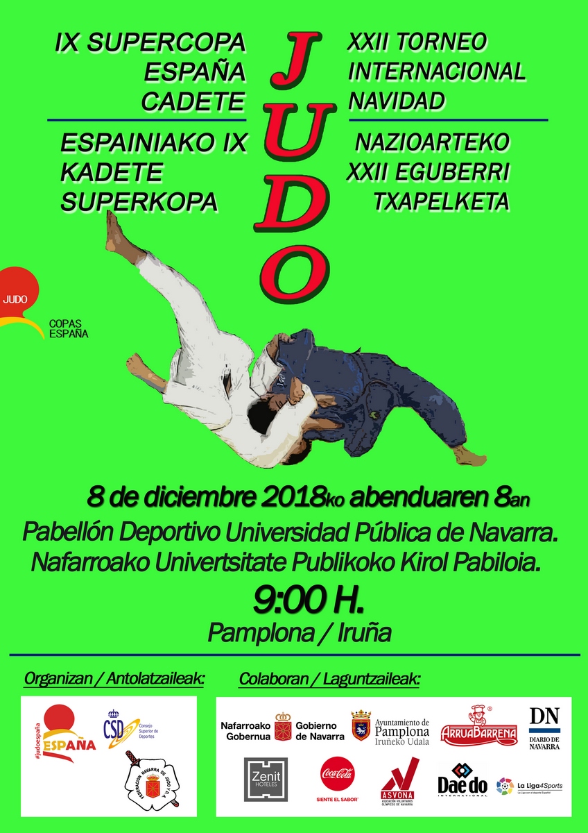 CERRADAS LAS INSCRIPCIONES PARA LA  SUPERCOPA CADETE PAMPLONA 08-12-18